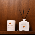 Luxury scented candles at reed diffuser set